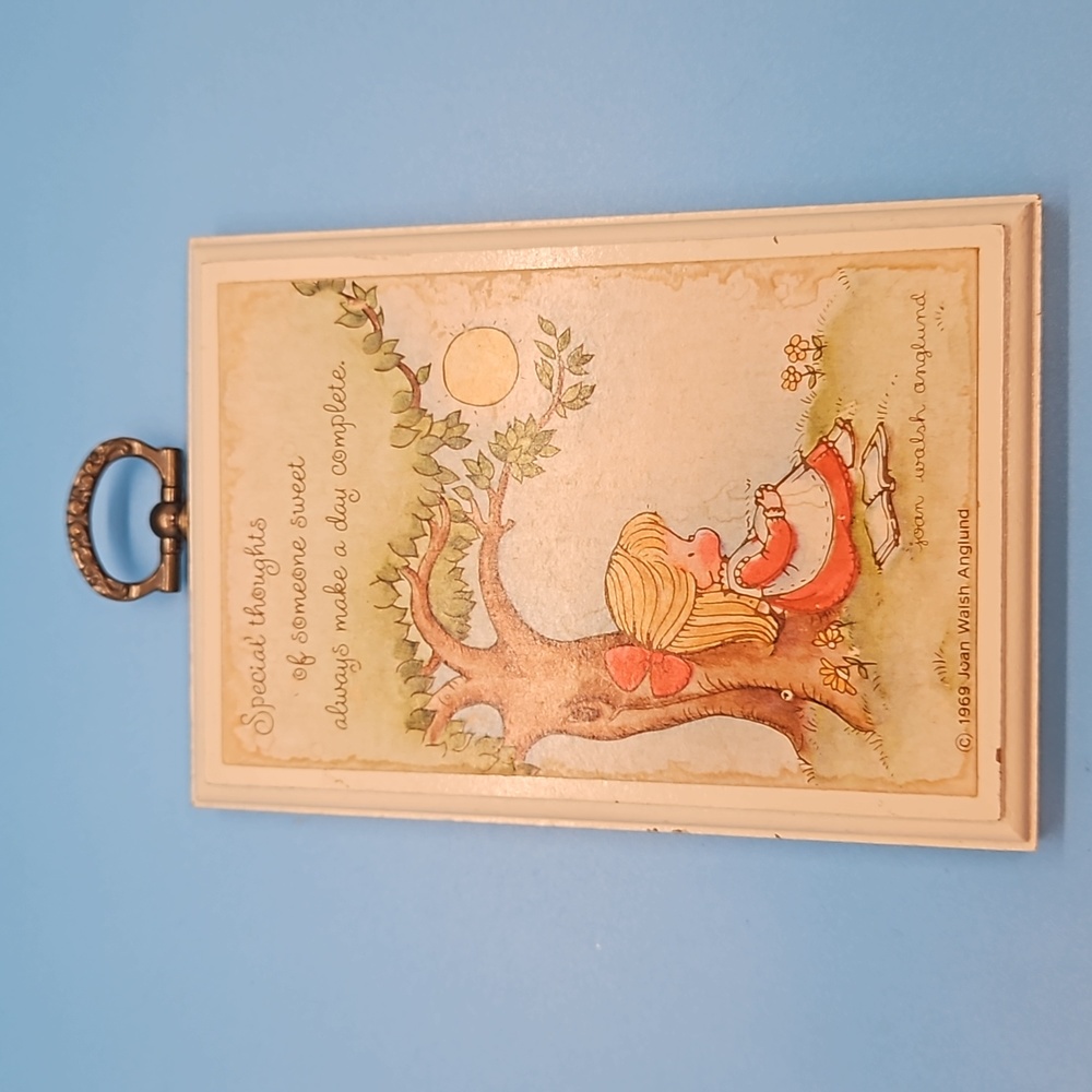 Vintage,Rare Hallmark Wooden Plaque
